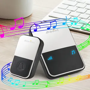 กระดิ่งประตูกันน้ำไร้สาย,กระดิ่งอัจฉริยะ300ม. รัง110 DB เสียง45เสียง CE FCC UKCA - Product Image 6