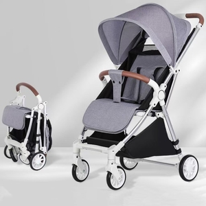 Lightweight Foldable Compact <strong>Stroller</strong> Baby Pushchair <strong>Buggy</strong> Aluminum Alloy and Manganese Steel Steel Frame Baby <strong>Strollers</strong> <strong>Prams</strong> - Product Image 6