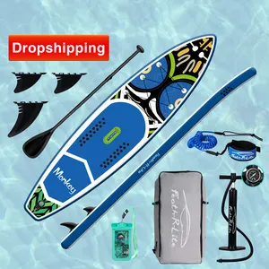 FUNWATER Dropshipping Pabrik OEM Grosir Sup Koi Papan Selancar Tiup Papan Selancar Berdiri Paddleboarding