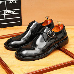 Zapatos Oxford de Vestir para Hombre, de Cuero Genuino de Alta Calidad, Casuales, con Punta Cuadrada Antideslizante, para Uso Profesional - Product Image 2