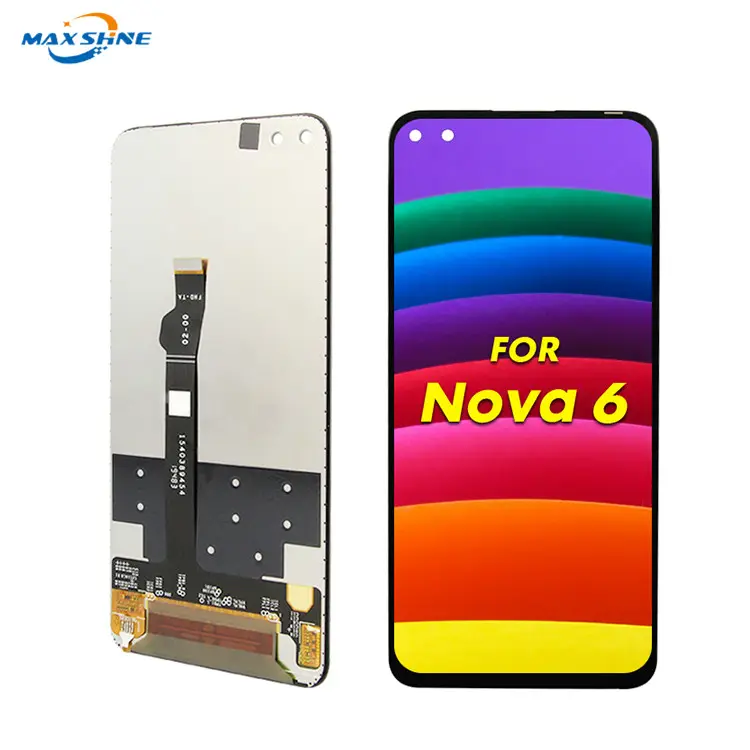 Écran tactile de téléphone portable de haute qualité pour Huawei Nova 6 assemblage de numériseur d'affichage à cristaux liquides de vente chaude pour Huawei Nova 6