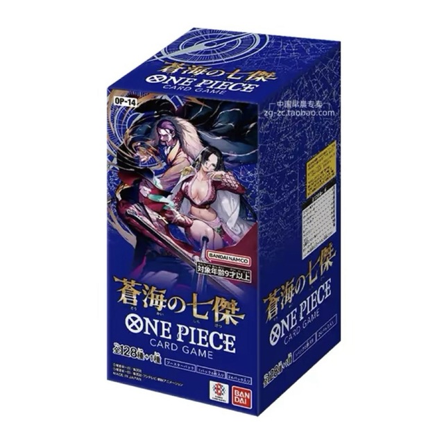 Senwell Factory Sealed Japanese One Pieces OP14 Dracule Mihawk Booster Pack Trading Cards Collection Box Opcg Card Game