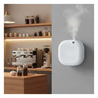 Diffuseur d'huiles essentielles électrique sans eau, commande par application, 500 ml, blanc/noir, diffuseur d'arômes pour la maison et le bureau