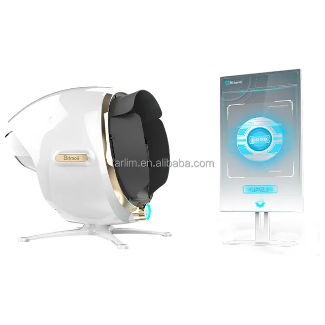 Factory Outlet Price! 2025 Latest Technology 21.5inch AI 3D 8 Spectrum Skin Test Scanner Analyzer Machine