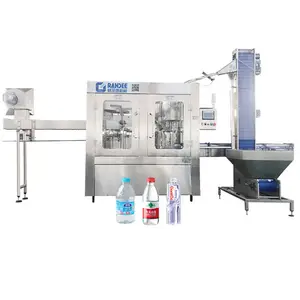 Automatic simple bottle mineral water filling machine plastic bottling filling machine plant