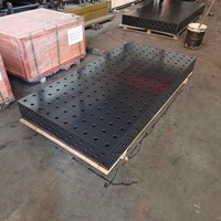 Table de soudage 3D nitridée sur mesure, système de fixation modulaire à trous de 28 mm, plateforme en fonte, capacité de charge de 5 tonnes