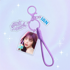 Lot de 3 porte-clés KPOP Hearts2hearts en acrylique, double face, avec pendentifs YEON JUUN, <span class=keywords><strong>ANA</strong></span>, YUHA, IAN, CARMEN, JIWOO, cadeau pour fans - Product Image 6
