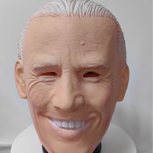 Máscara Facial de Látex de Halloween, Personaje Estadounidense Biden, Divertida, para Adultos, Accesorio de Cosplay, Talla Única, Color Piel - Product Image 1