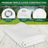 Écran d'impact Caiton pour simulateur de golf - Écran de projection pour cinéma maison intérieur/extérieur - Polyester haute résistance aux chocs