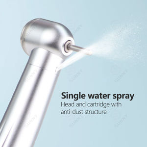 Turbina dental de alta velocidad con rodamiento cerámico y botón pulsador de 4 orificios para herramientas de dentista - Product Image 2