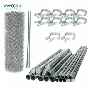 Bán Buôn Sử Dụng 6ft 10ft Chuỗi Liên Kết Hàng Rào Cuộn 9-10 Đo Kim Cương Dây Kim Loại Lưới Điện Tráng Mạ Kẽm Hàng Rào 3D Mô Hình - Product Image 4