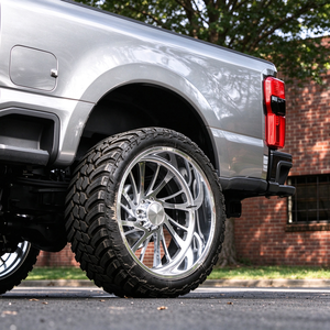 ล้อแม็กซ์ JQ Auto Dually คุณภาพสูง สีเงิน 8 รู ขนาด 22 24 26 นิ้ว ขอบโครเมียม สำหรับรถ<span class=keywords><strong>กระบะ</strong></span> GMC <span class=keywords><strong>GTR</strong></span> Ford F250 F350 Dodge - Product Image 3