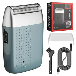 เครื่องโกนหนวดโรตารี่สำหรับผู้ชายรุ่นใหม่ ชาร์จผ่าน USB แบตเตอรี่ลิเธียม กันน้ำ IPX3 ใช้ได้กับรถยนต์ ใช้ได้กับใบหน้าและลำตัว ใช้ในบ้านได้ เครื่องโกนหนวดกันน้ำ - Product Image 6