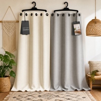 Tela para Cortinas Opacas Dobles Mate al por Mayor, Colores Mezclados, Precio Bajo, Directo de Fábrica, Rollo de Textil para el Hogar para Cortinas