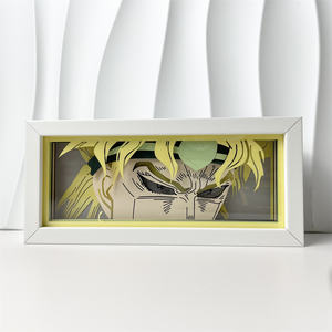 Boîte à lumière Anime Personnalisée Série Anime Japonaise <span class=keywords><strong>Namikaze</strong></span> Minato Son Goku 3D LED Night Light Paper Carving Lights Birthday Gift - Product Image 3