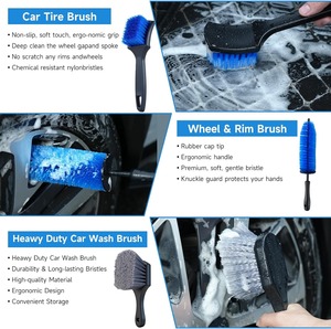 Kit professionnel <span class=keywords><strong>de</strong></span> nettoyage automobile avec tissus microfibres, outil <span class=keywords><strong>de</strong></span> nettoyage <span class=keywords><strong>de</strong></span> pare-brise et boîte <span class=keywords><strong>de</strong></span> rangement, modèle 26032010 - Product Image 5