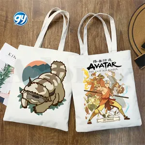 Avatar l'ultimo Airbender Aang Appa Anime tasse borse a tracolla Casual Shopping ragazze borsa da donna elegante borsa di tela