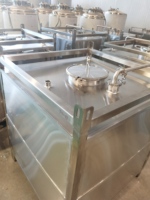 Réservoir IBC pour alcool intermédiaire 1000L – Stockage de bière et de distillés – Réservoir de stockage de liquides simple ou double paroi personnalisable