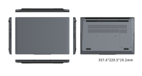 Laptop Bisnis Kustom 15.6" Dengan Sistem Barebone Ryzen 5 3500U 4Core 8Thread 6MB Laptop Elite-book Laptop PC Bisnis