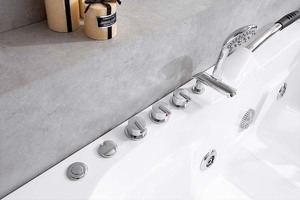 Vasca da Bagno <span class=keywords><strong>Idromassaggio</strong></span> da Interno Autoportante in Acrilico per Due Persone di Grande Successo per <span class=keywords><strong>Hotel</strong></span> con Funzione <span class=keywords><strong>Idromassaggio</strong></span> - Product Image 4