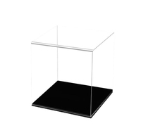Fabricant de blocs de construction personnalisés présentoir acrylique transparent anti-poussière boîte organisateur tendance pour modèle de jeu