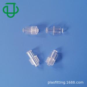 Connecteurs médicaux en plastique JU 2,0-4,0 mm transparents Luer mâle et femelle avec ailes filetées internes et externes - Product Image 2