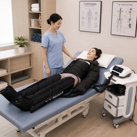 Bottes de compression d'air à 4 chambres VU Plug-in pour améliorer la circulation des jambes et réduire les gonflements