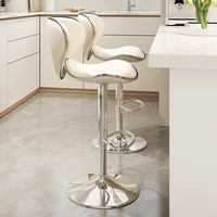 Chaises Salle à Manger Cuisine Bureau nordique Scandinaves moderne Rétro Rembourrée Pieds en Bois de Hêtre Massif Blanc