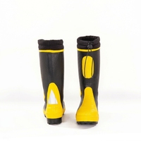 Bottes de sécurité modernes pour pompiers, embout en acier, anti-perforation, semelle en caoutchouc, isolation électrique, toutes saisons