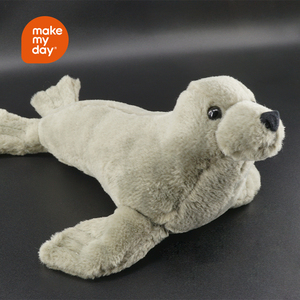 Peluche de phoque réaliste, jouet en peluche animal marin de simulation, coussin doux pour enfants, cadeaux et décoration intérieure - Product Image 4