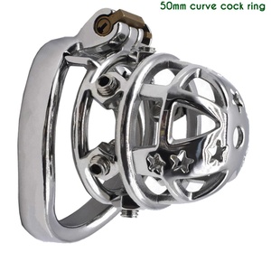 อุปกรณ์ล็อคความบริสุทธิ์ทางเพศชายแบบ BDSM ยี่ห้อ FRRK  ทำจากโลหะ  ตกแต่งด้วยหนาม  กรงครอบอวัยวะเพศชาย  ทำจากสแตนเลส  กรงครอบอวัยวะเพศชายสำหรับผู้ชาย - Product Image 4