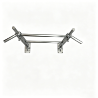 Barre de traction murale en acier inoxydable 304, barre de traction multi-positions avec boucles pour sacs de sable, équipement de gym complet pour la maison et l'intérieur