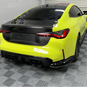 Adecuado para <span class=keywords><strong>2021</strong></span> + BMW G82 M4 G22 <span class=keywords><strong>430i</strong></span> M440i <span class=keywords><strong>M</strong></span> Sports Sedan Style Dry Carbon Fiber Tapa del maletero trasero - Product Image 4