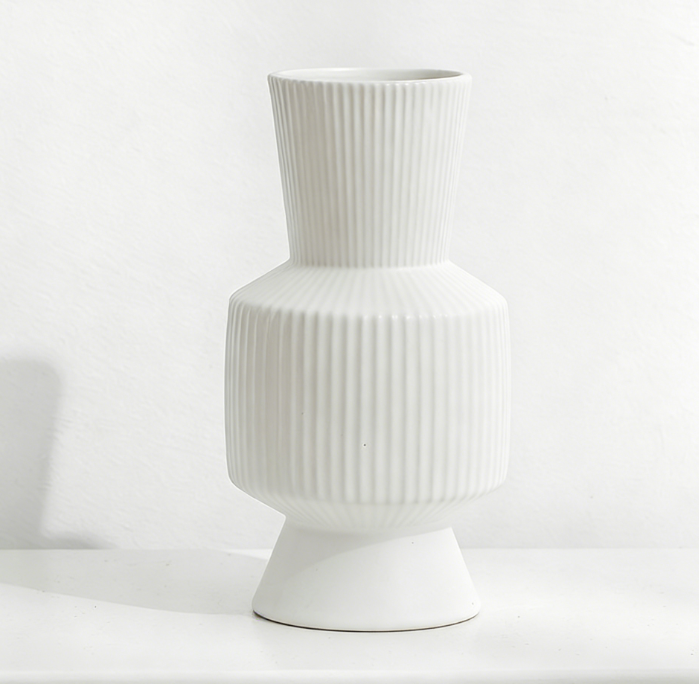 Rayures verticales-blanc mat