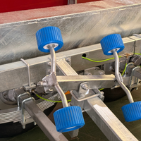 Remorque bateau de haute qualité, remorque galvanisée à chaud sur mesure avec numéro d'identification du véhicule (VIN), remorque bateau avec frein hydraulique