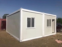 Casa Contenedor Plegable de Ensamblaje Rápido, Estructura de Acero, Diseño Modular Moderno, Certificación CE, Ecológica y Reciclable