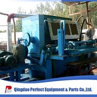 Machine économique automatique 4-4 pour la fabrication de barquettes à œufs en pâte à papier, la plus vendue en Afrique, pour le recyclage de vieux cartons et de déchets de papier, capacité de 3000 pièces par heure
