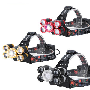High Power Led Headlamp <b>Rechargeable</b> <b>Battery</b> 2400 MAh Adjustable Focus Outdoor Camping Night Fishing Zoom Flashlight - Product Image 4
