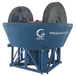 Professional Milling Grinding Machine Stone Grinder Wet Pan Gold Crusher Mill