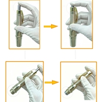 Stylo de ponction métallique triple-lancette tout-en-un pour la thérapie par ventouses humides