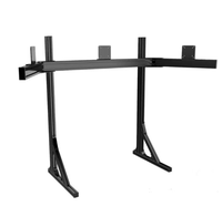 Soporte de Brazo Ajustable para Monitor Triple y TV, Soporte de Pantalla para Simulador de Carreras con Perfil de Aluminio