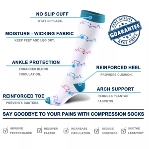 Migliori Calze a Compressione Graduata Premium per Infermieri 20-30 mmHg - Product Image 2