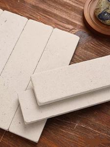 Beige Tumbled Engineered <b>Wood</b> <b>Blocks</b> Durable Fire Water Resistant Modern Exterior Wall Cladding Click Lock Installation 5+ Year - Product Image 2