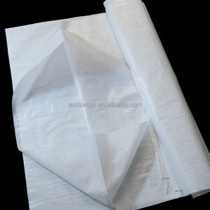 Bolsas de arena de polipropileno tejidas blancas de 60*100cm de alta resistencia, bolsas de arena vacías a granel para agua de inundación para barrera - Product Image 3