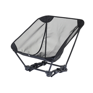 Chaise de camping pliable en maille ultra-légère et réglable en hauteur, idéale pour le voyage, la randonnée et le camping en extérieur, de haute qualité - Product Image 4