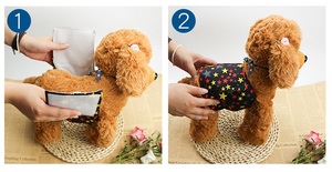 Étanche pour la formation de pot Couches pour chiens mâles Réutilisable Lavable Étanche Absorbant Bandes de ventre pour animaux de compagnie avec doublure à haute absorption - Product Image 3