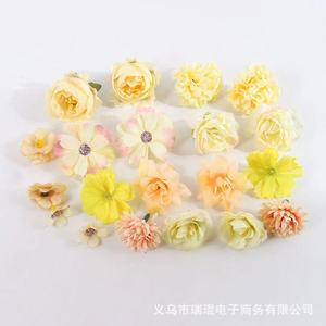 Kit Artisanal en Soie Artificielle, Faux Hortensia, Pompon, Fleurs de Chrysanthème pour Artisanat, Décorations Artisanales, Sac <span class=keywords><strong>Ita</strong></span>, Style - Product Image 6