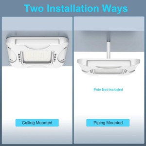 Lámpara LED Impermeable NGT para Gasolinera, 150W, Ultra Brillante, 21000 Lúmenes, para Exteriores, Garajes, Metro, 100-277V, con Certificación DLC - Product Image 5