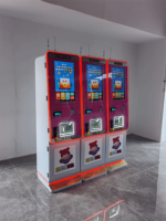 Machine de change de monnaie publicitaire personnalisée avec écran, distributeur automatique de jetons pour salle de jeux intérieure
