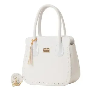 Borsa a Mano Bianca da Donna Fana Alessia M3795 in PU con Chiusura a Cerniera, Stile Elegante per Uso Quotidiano - Product Image 3